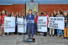 La mandataria de la capital del país presentó el protocolo de seguridad para la protesta social en Bogotá. Anunció la creación d
