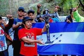 La mayoría de hondureños que integra esta caravana se dirige a Tecún Umán, colindante con Ciudad Hidalgo (Estado de Chiapas), pa