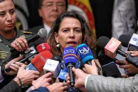 Foto | Colprensa | LA PATRIA Nancy Patricia Gutiérrez dijo que es necesaria una estabilidad política en el país, que no tiene qu