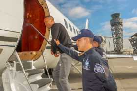 Fotos | Dijín | LA PATRIA La salida de Viáfara, rumbo a Estados Unidos. 