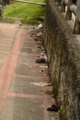 rampa en la galería