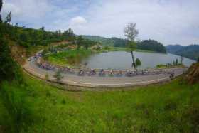 Los paisajes ruandeses adornan la competencia que desde el año pasado es 2.1, como el Tour Colombia.