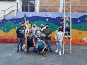 En Anserma celebran el orgullo LGBTI con un mural