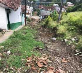 La lluvia borró el arreglo en calle de Anserma