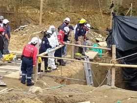 Un trabajador atrapado en accidente laboral en obra de la avenida Kevin Ángel