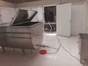 Un tanque para la recolección de leche en Manzanares