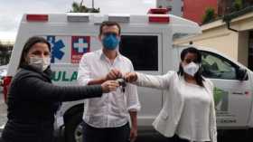 En Marulanda estrenan ambulancia