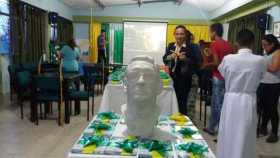 Homenaje al padre Hincapié en Marquetalia 