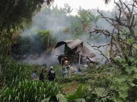 Se incendió casa de bombero en La Cabaña