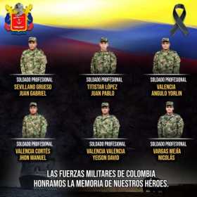 Ansermeño entre los seis soldados muertos en emboscada en La Macarena (Meta)