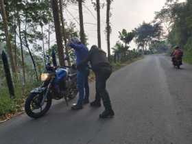 Foto /Policía /LA PATRIA Intervención policial en Anserma. 