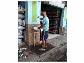 Empocaldas instaló lavamanos portátiles en municipios 