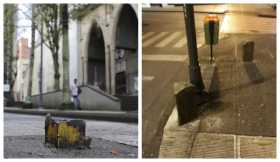 Punta de hierro es un peligro en la carrera 23