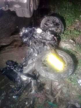 Motociclista murió en accidente en la vía La Felisa-La Pintada