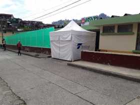 Lista atención para paciente covid-19 en Aranzazu