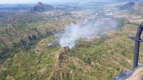 Intentan controlar incendio en el oriente de Caldas 