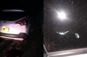 El carro del afectado