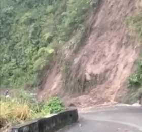 Lluvias provocan cierres en vías de Caldas y caída de árboles en Manizales 