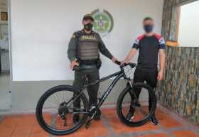 Recuperaron la bicicleta en La Sultana