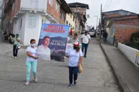 Realizan marcha en La Merced en apoyo al alcalde, Jhónatan Manuel Vásquez, acusado de lavado de activos