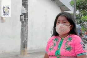Foto | Comisión de la Verdad | LA PATRIA  Martha Cecilia Domicó, hija del asesinado indígena Kimy Pernía Domicó, reveló que Manc