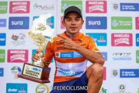 El paisa Fabio Duarte es el actual campeón de la Vuelta a Colombia en Bicicleta. Corre con el Team Medellín.