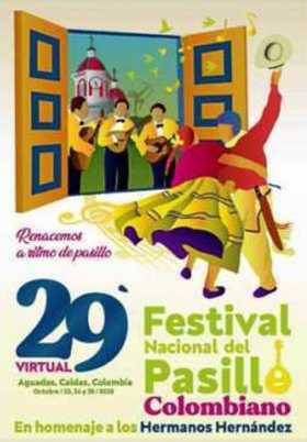 Afiche del Festival del Pasillo