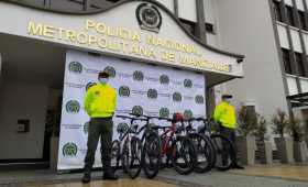 Policía recuperó seis bicicletas robadas en Manizales