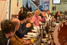 Sesión del Concejo de Manizales antes de comenzar la pandemia. 