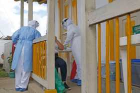 Este fin de semana la Alcaldía de Manizales realizó pruebas de covid-19 en el corregimiento La Cristalina.