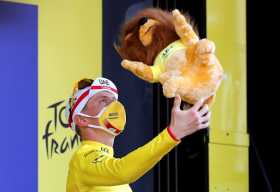 Pogacar vuela contra el crono y es el campeón virtual del Tour de Francia: dos colombianos en el top 10