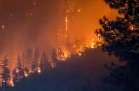 Un incendio en el parque nacional Klamath, en California (Estados Unidos), muestra del impacto del calentamiento del planeta, qu