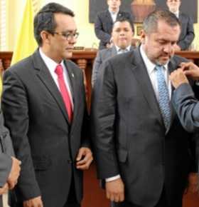 Diputado Jorge Hernán Aguirre y senador Mario Castaño, rechazan la revocatoria contra el mandato del alcalde de Manizales, Carlo
