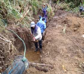 Avanzan los cambios de tubería en Chinchiná