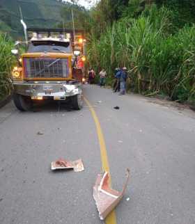 Un muerto en accidente la vía Neira-Aranzazu