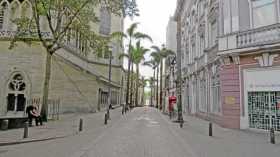 -Foto | Archivo |LA PATRIA Así se veía parte de la Carrera 23 de Manizales en el toque de queda implementado el 21 de marzo del 