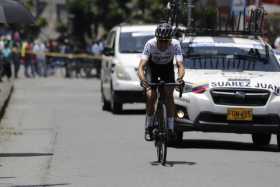 Juan Pablo Suárez, nuevo líder de la Vuelta a Colombia. 