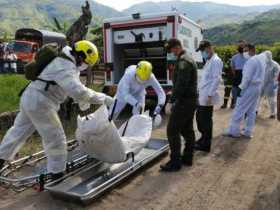 Medicina Legal entregó los cuerpos de los 11 mineros fallecidos en Neira