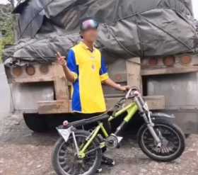 Joven de 16 años murió en ayer en su bicicleta en Belalcázar