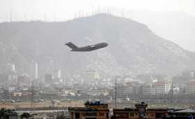 El último avión militar estadounidense en despegar del Aeropuerto Internacional Hamid Karzai de Kabul fue un C-17.