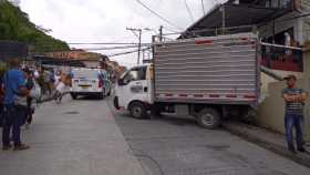 Camión de desengranó en Aranjuez: un herido