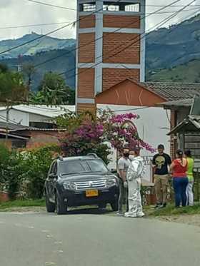 Las autoridades acudieron a la inspección técnica del cuerpo en el Asilo de Pácora.