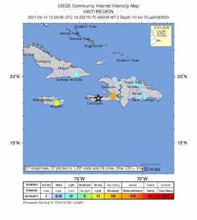 Un sismo de 7,2 grados sacude Haití