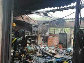 Incendio consumió enseres de vivienda en Pácora