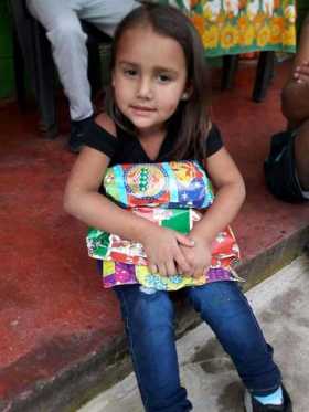 María Ángel Molina Tangarife, de cuatro años. Soñaba con ser enfermera y le encantaba jugar a la cocinita, como lo contó su padr