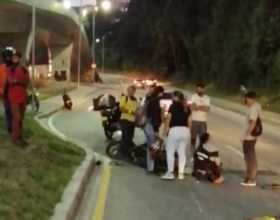 A motociclista la arrolló un conductor, al parecer, borracho, en Manizales