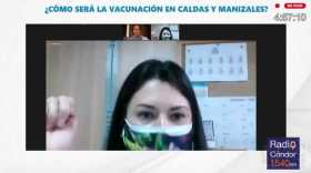 Habla de la vacunación en Caldas