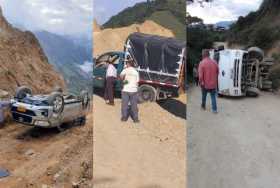 Preocupan accidentes en El Brillante: vía Pácora-San Bartolomé