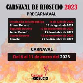 El Carnaval de Riosucio se realizará del 6 al 11 de enero del 2023