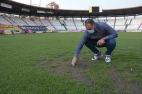 En 20 días estará lista la grama del estadio Palogrande